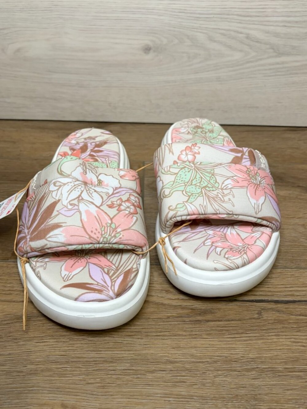 Roxy Women's Gelato Lux Slip-On Slide Sandals Pink Size 9